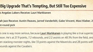 开云在哪里下载-5换1交易方案出炉，场均28+7前锋加盟湖人，驰援詹姆斯？