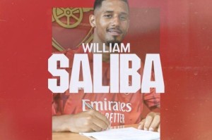 开云官网-阿森纳续约萨利巴至2027，法国中卫改穿2号球衣