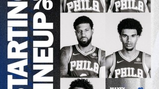 开云下载-76人VS骑士首发出炉：马克西&amp;乔治&amp;恩比德出战 骑士米切尔领衔